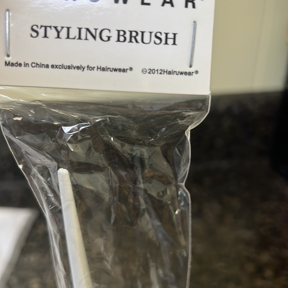 Wig stand , brush, and wig cap. - Picture 5 of 10